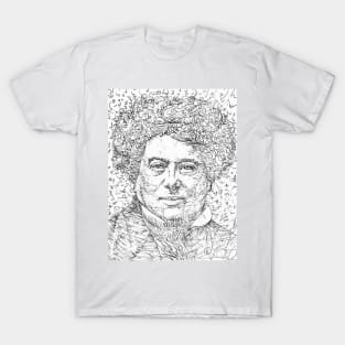 ALEXANDRE DUMAS pencil portrait .1 T-Shirt